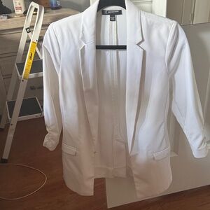 INC International Concepts White Blazer